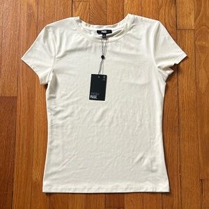 NWT PAIGE Eisa Tee White Women’s M